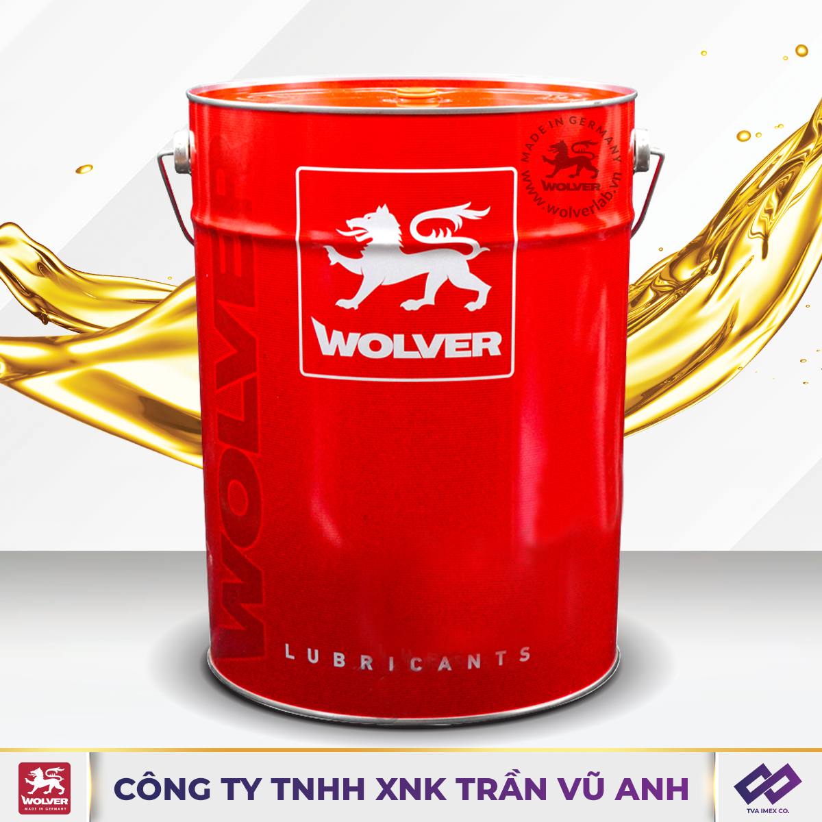 WOLVER GEAR OIL 85W140 GL-5 20L